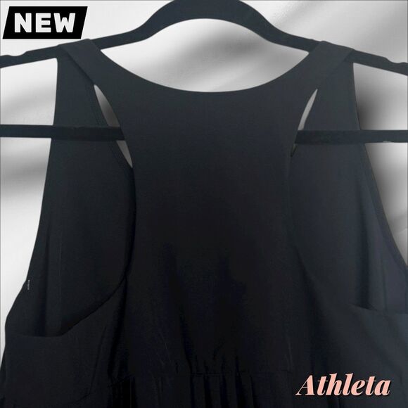 New Athleta Swing Forward Pleated Tank – Black – Size Small - Picture 8 of 8
